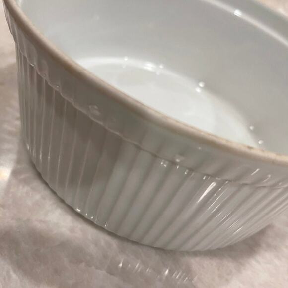 Apilco France vintage souffle' dish 7-3/4” - Picture 5 of 12